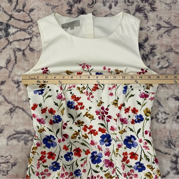 HOBBS LONDON Fiona Floral Dress Size 4 - Picture 8 of 10